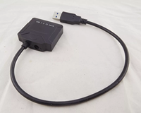 Câble de convertisseur adaptateur USB 3.0 mâle vers SATA 22 broches avec alimentation cc pour disque dur 2.5 "3.5" HDD