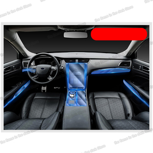Pantalla de navegación GPS para coche adhesivo protector de película de engranaje Interior de TPU para Ford <span class=keywords><strong>taurus</strong></span> 2015 2016 2017 2018 2019 2020 - Product Image 3