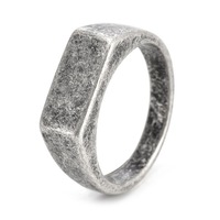 Großhandel Unisex Edelstahl Blanko-Siegelring Mehrfarbig Poliert Quadratisch Individuell Gravierbar Damen Statement Fingerschmuck