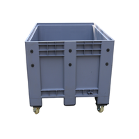 JOIN 1200*1000 Conteneur de stockage en vrac Boîte à palettes en plastique PE-HD pliable pour emballage de batterie de voiture