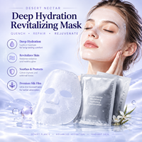Masque en feuille personnalisé au filtre fermenté d'Anastatica et à l'hydroxyéthylurea (DES) pour une hydratation intense et une réparation de la barrière cutanée