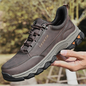 Chaussures de randonnée confortables pour hommes, légères, respirantes, avec empeigne en mesh, semelle intérieure en PU souple, semelle intermédiaire en caoutchouc massante et résistante à l'usure - Product Image 4