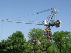 Easy Maintenance High Load Moment CCTL220 12Ton Luffing Jib Tower Crane