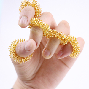 แหวนนวดนิ้วมือ แหวนบำบัดโลหะ แหวนฝังเข็ม บรรเทาความเครียด - Product Image 6