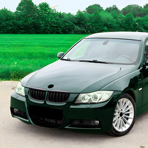 Bmw 3 Series E90 E91 Front Bumper Grille Cover Single Double Line Abs 2005 2008 - Product Image 2