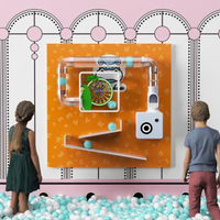 Équipement de terrain de jeu interactif intérieur Leber Electric, jeux de mur à balles, jeux doux, parc d'attractions, salle sensorielle, 3-12 ans