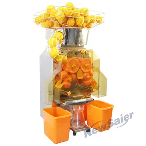 Máquina extratora de suco de laranja fresco, auto-serviço automático para alimentos e bebidas