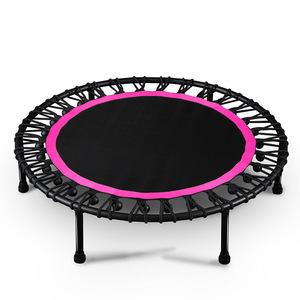 Trampolín de <span class=keywords><strong>fitness</strong></span> Diámetro interior 1 metro para adultos con asa Cuerda elástica Cama que rebota redonda - Product Image 5