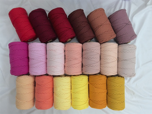 Corda in Cotone Puro ROPEMATE 70 Colori, Intrecciata 3mm, per Macramè, Laccetti per Telefono, Cinghie per Fotocamera, Materiale Fai-da-Te - Product Image 6