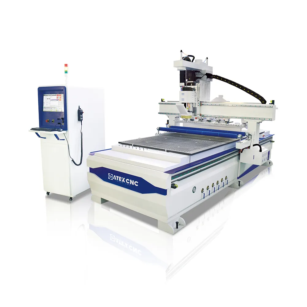 ATC CNC Router Máy gỗ Acrylic khắc CNC Router với công cụ tự động Changer