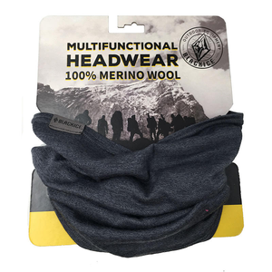 <span class=keywords><strong>Cache</strong></span>-<span class=keywords><strong>cou</strong></span> en laine mérinos polyvalente par temps froid Couvre-visage de style bandana et écharpe tubulaire Matériau en coton sans couture - Product Image 3