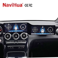 Pour Mercedes Benz Classe C GLC W205 X253, double écran, nouveau lecteur multimédia Android Carplay, écran de divertissement pour copilote