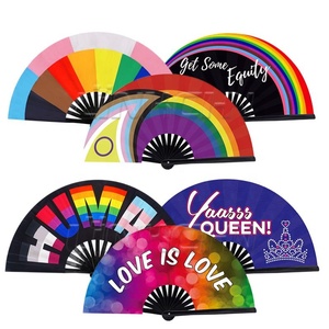 Durable Loud Clack Custom Plastic Folding Hand <b>Fan</b> - Product Image 3