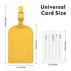 ป้ายชื่อกระเป๋าเดินทางสร้างสรรค์สำหรับใส่กระเป๋าเดินทางพวงกุญแจสำหรับใส่บัตรผ่านขึ้นเครื่องระบุกระเป๋าเดินทาง - Product Image 2