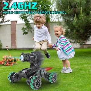 Voiture RC 14CH 1:10 4x4 tout-terrain avec canon à eau et pulvérisation, roues Mecanum 4WD, voiture <span class=keywords><strong>de</strong></span> drift haute vitesse pour cascades, voiture RC Rlaarlo - Product Image 3