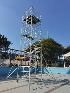 Hiện đại 6M 8M 10m 12M nhôm giàn giáo giàn giáo tháp với nền tảng - Product Image 2