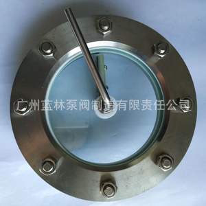 Mirilla de Acero Inoxidable HGS07-127, Tubo de Vidrio 316L Bajo en Hierro, Mirilla de Paso Directo - Product Image 1