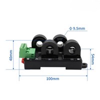 Module d'acquisition de courant CA isolé 4/8 canaux TD-34XXC True RMS 0-50A RS485 Modbus RTU pour la surveillance industrielle de l'énergie
