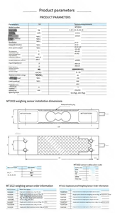 Sensores de pesaje Veidt para MT1022-5kg, MT1022-15kg, báscula digital Toledo de un solo punto con pantalla de aluminio para pesaje preciso y claro. - Product Image 2