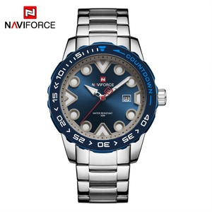 นาฬิกา NaviFORCE 9178 รุ่นหรูหรา กลไกควอตซ์จากญี่ปุ่น สำหรับผู้ชาย นาฬิกาข้อมือเท่ห์ สายสตีล Relogio Masculino Naviforce - Product Image 3