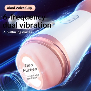 Masturbatore Maschile a Forma di Aereo, Vagina in TPE, Impermeabile, Vibrante, con Suoni Automatici - Product Image 1