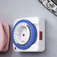 Ab/abd Mini mekanik zamanlayıcı soket zamanlama anahtarı Plug-in zamanlayıcı anahtarı ile enerji tasarrufu soket koruyucu