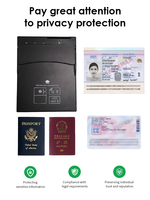 Lector de Pasaportes y Visados Automático para Hoteles Effon, OCR, MRZ, NFC, Lector de Documentos de Escritorio, Escáner, Garantía de 1 Año, Aeropuerto