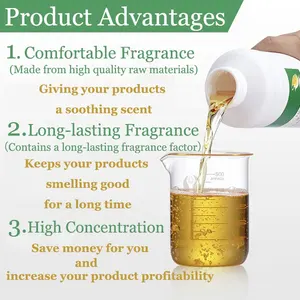 Approvisionnement d'usine bougie parfum huile en vrac haute qualité haute concentration bougie parfum huile parfum liquide parfum à base d'huile