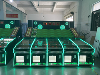 Machine de jeu d'arcade de carnaval électronique personnalisable de l'usine Rong Xiang Jeux amusants à jetons pour cinq personnes