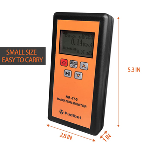 Detector Nuclear Electrónico Portátil con Pantalla LCD NR-750, Contador Geiger para Pruebas de Radioactividad Doméstica, Rayos X, NR-750 Nuclear Ra - Product Image 2
