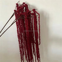 Bunga Gantung Rajutan Wol Multi Warna L-515 Artificial Amaranthus Putih Hijau untuk Pernikahan, Pesta, Rumah, Hotel, Lembut