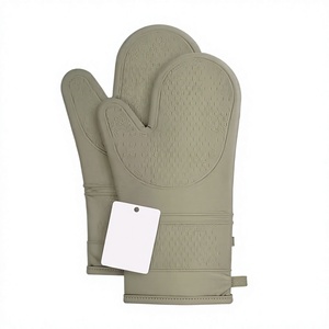 Juego de Guantes de Silicona Resistentes al Calor para Horno, Guantes Antideslizantes para Hornear y Protectores de Ollas, Utensilios de Cocina para Barbacoa - Product Image 3