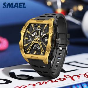 Montre de marque SMAEL 8131, très vendue, style sport de luxe, bracelet en silicone, étanche 5ATM, montre à quartz pour homme - Product Image 6