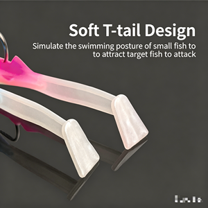 Sensoar Esche Artificiali di Qualità a Coda di Pagaia <span class=keywords><strong>per</strong></span> la Pesca, Set da 6 Pezzi, Esche Morbide a Forma di <span class=keywords><strong>Anguilla</strong></span> Marina <span class=keywords><strong>per</strong></span> Pesci d'Acqua Dolce, <span class=keywords><strong>per</strong></span> la Pesca in Mare, da Barca e in Fiume - Product Image 6