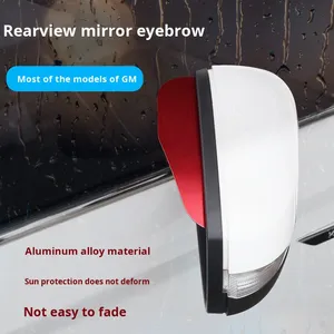 Aluminum Universal Fitment <b>Car</b> Rearview <b>Mirror</b> Rain Visor High Temperature Resistant Non-Deforming - Product Image 2