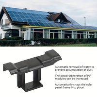 UISOLAR Clips de nettoyage PV en gros, clips de drainage d'eau en plastique pour panneaux solaires, outils de nettoyage et de dépoussiérage pour l'entretien des PV