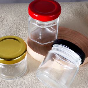 Vente chaude 25ml 50ml 75g 100g Mini Pot De Confiture Mini Bouteille En Verre Ronde Clair Pot De Miel Nid D'oiseau Bouteille En Verre - Product Image 4