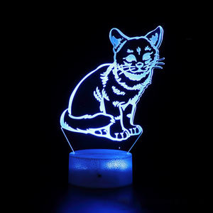 Lampada <span class=keywords><strong>Luna</strong></span> in Acrilico, Luce Decorativa 3D, Lampada da Tavolo LED, Lampade da Scrivania, Regalo Adorabile in Acrilico, LED Colorato per Camera da Letto - Product Image 3