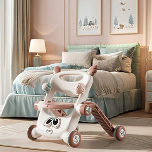 Andador para Bebés con Múltiples Ajustes, Andador <span class=keywords><strong>de</strong></span> Cuatro Ruedas con Luces y Música, Antivuelco, para Bebés <span class=keywords><strong>de</strong></span> 0 a 4 Años - Product Image 2