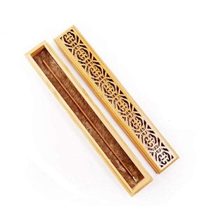 Quemador de Incienso de Madera con Diseño Personalizado, Caja de Madera Tradicional China, Soporte para Varillas de Incienso - Product Image 3