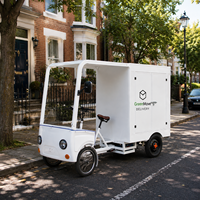 Tricycle de livraison électrique commercial standard européen à 3 ou 4 roues, homologué CE, pour la logistique urbaine et la livraison de marchandises sur le dernier kilomètre