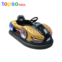 Manèges de parc d'attractions pour enfants et adultes, voiture tamponneuse électrique rechargeable 500W 48V à batterie pour 2 enfants