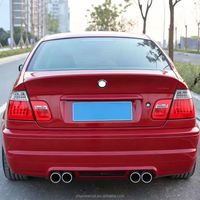 Pour Série 3 E46 4 portes 1998-2006, couvre-pare-chocs arrière style M-TECH non peint, remplacement OEM, kit carrosserie de rechange