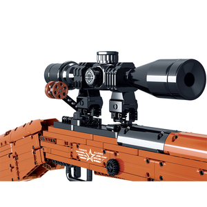 Mork 051005 Firewire Alliance 98K โมเดลท<span class=keywords><strong>ห</strong></span>าร,ของเล่นตัวต่อเพื่อการศึกษา DIY รูปทรงปืน - Product Image 3