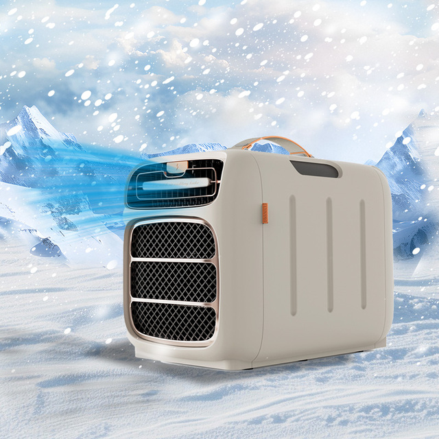 Wholesale Battery Powered Mini Portable Air Conditioner with Cooling/Heating for Small Home & Car Use