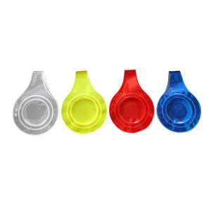 Haute Visible Hi Viz Pvc Lumière Réfléchissant Clip sur Sac Ceinture Aimant Bouton Réflecteur pour Nuit En Plein Air Vélo Coureur Travailleur Sécurité - Product Image 2