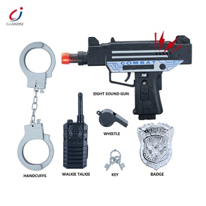 Chengji gioco per bambini giocattolo <span class=keywords><strong>polizia</strong></span> Walkie Talkie strumento simulato per finta tuta da gioco giocattoli gioco della <span class=keywords><strong>polizia</strong></span> Set con la pistola - Product Image 4