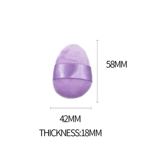 Vendita all'Ingrosso di Spugnette Viola a Forma di Goccia in 3 Misure, Spugnette per <span class=keywords><strong>Ombretto</strong></span>, Spugnette per Cosmetici in Polvere - Product Image 2