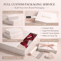 Boîte en carton blanc pur de luxe personnalisée avec laminage mat pour l'emballage de lingerie et de chaussettes pour femmes - Boîte rigide écologique