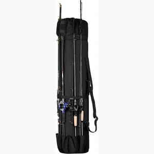 Muestra gratuita: Bolsa organizadora duradera y casual para cañas de pescar y carretes, estuche de viaje - Capacidad para 5 cañas y aparejos - Product Image 1